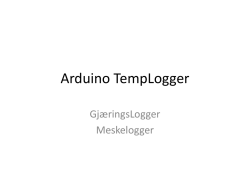 Arduino Templogger