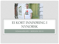 Nynorskens - WordPress.com