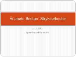 Årsmøte Bestum Strykeorkester_presentasjon