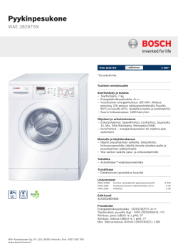 Bosch WAE 28267SN