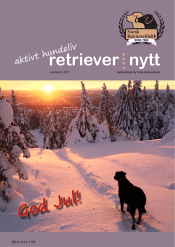 retriever nytt - Norsk Retrieverklubb