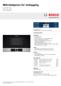 Bosch BFL 634GS1