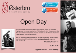ØIS Open Day - Østerbro International School