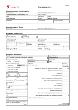 Energideklaration för Rubingatan 38-48