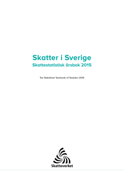 Skatter i Sverige 2015