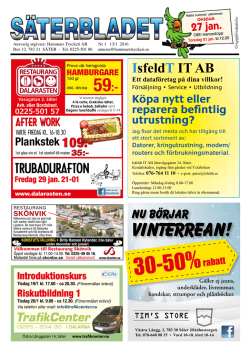 Saterbladet nr 01