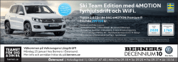 Ski Team Edition med 4MOTION fyrhjulsdrift och WiFi.