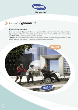 Invacare® Typhoon™ II