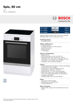 Bosch HCA 748320U
