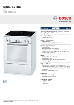 Bosch HCE 622323U