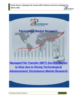 Global Study on Managed File Transfer (MFT) Software and Service Market, 2016 to 2025