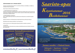 venematkailu.fi | saaristomatkailu.fi