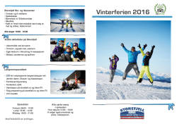 Vinterferieprogram 2016.pages