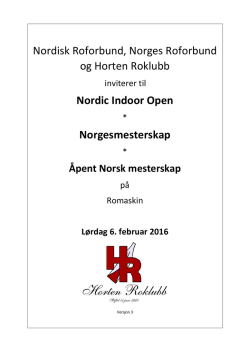 Invitasjon v3 - Norges Roforbund