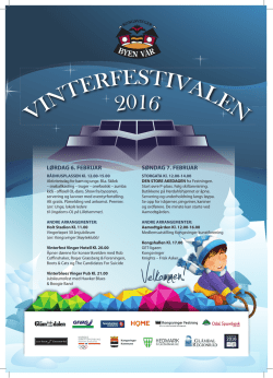 Vinterfestivalen 2016 - Byen vår, Kongsvinger