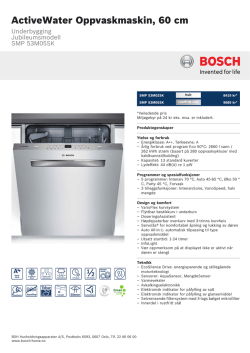Bosch SMP 53M05SK