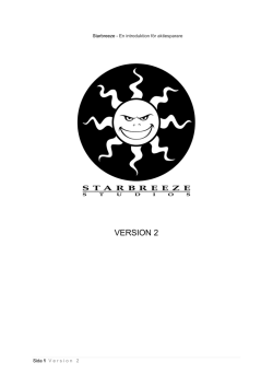 PDF version av dokumentet - Starbreeze