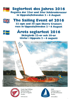 Seglerfest 2016 Schweden
