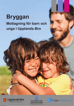 Folder om mottagningen Bryggan - Upplands-Bro