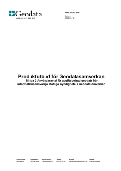 Produktutbud