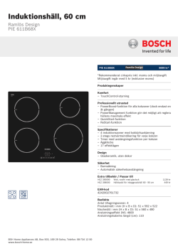 Bosch PIE 611B68X