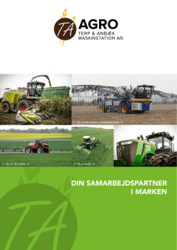 Brochure 2016 - Anbæk Maskinstation