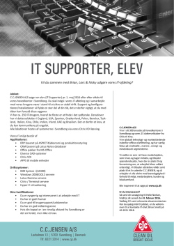 IT SUPPORTER, ELEV