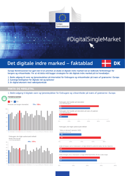 Det digitale indre marked – faktablad DK