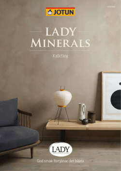 Ladda ner PDF-version av broschyren för LADY Minerals