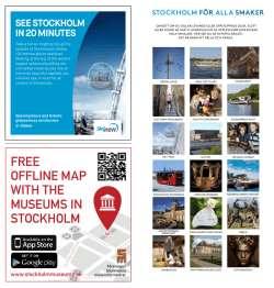 free offline map with the museums in stockholm