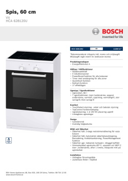 Bosch HCA 628120U