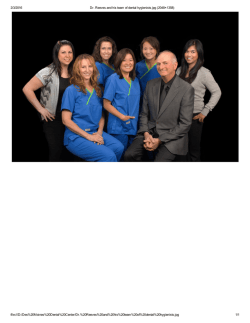 Dr. Reeves and his team of dental hygienists