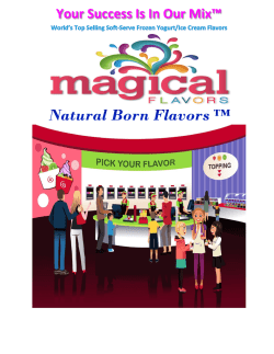 2016 magical flavors info pricing and order form