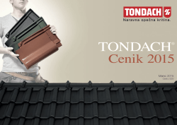 Tondach Cenik 2015
