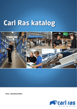 Carl Ras katalogbygger