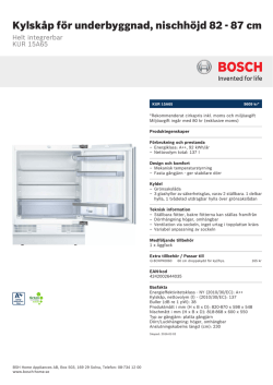 Bosch KUR 15A65