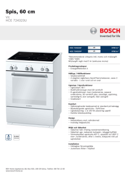 Bosch HCE 724323U