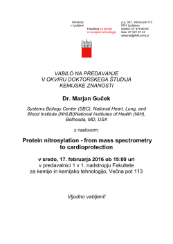 Predavanje dr. Marjana Gučka
