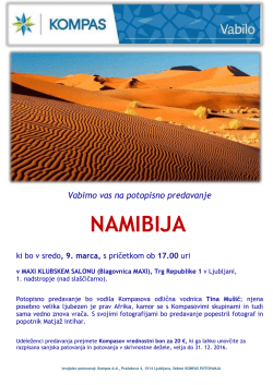 namibija - Kompas