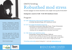 Robusthed mod stress