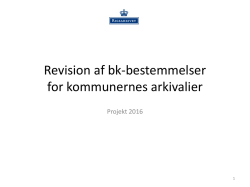 BK-projekt 2016 - Statens Arkiver