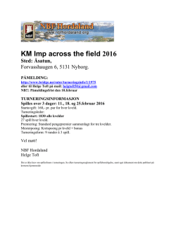 KM Imp across the field 2016