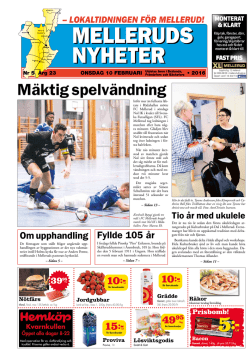 Melleruds Nyheter