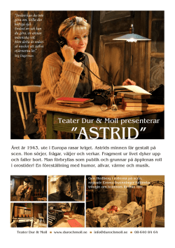astrid - Teater Dur & Moll