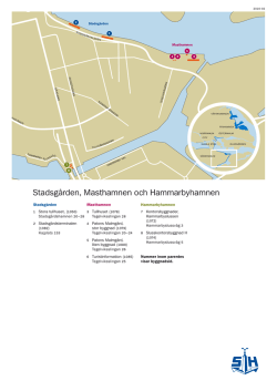 Stadsgården, Masthamnen och Hammarbyhamnen