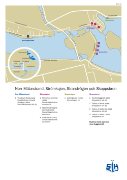 Norr Mälarstrand, Strömkajen, Strandvägen och Skeppsbron