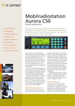 Mobilradiostation Aurora C50