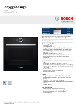 Bosch HBG 633CB1S