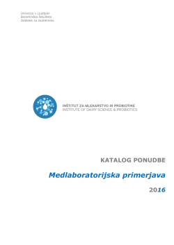 Katalog MP 2016 - Inštitut za mlekarstvo in probiotike