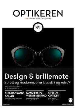 Design & brillemote - Norges Optikerforbund